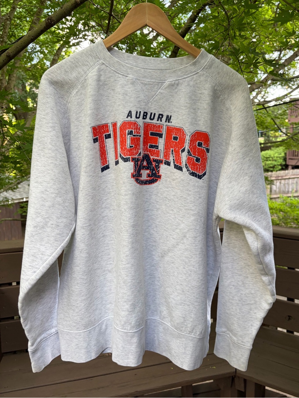 Auburn Tigers Gray Crewneck Sweatshirt